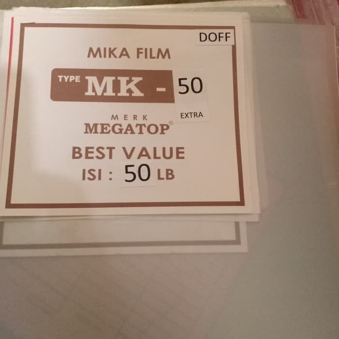 

Mika Jilid A4/F4 Megatop MK-50 Doff/Pack