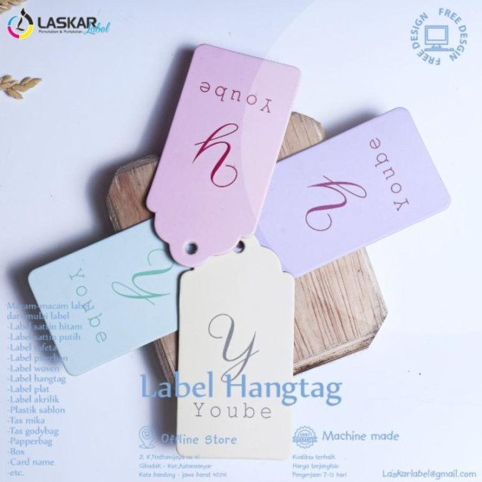 

Best seller hangtag tebal 700 gsm, free desain