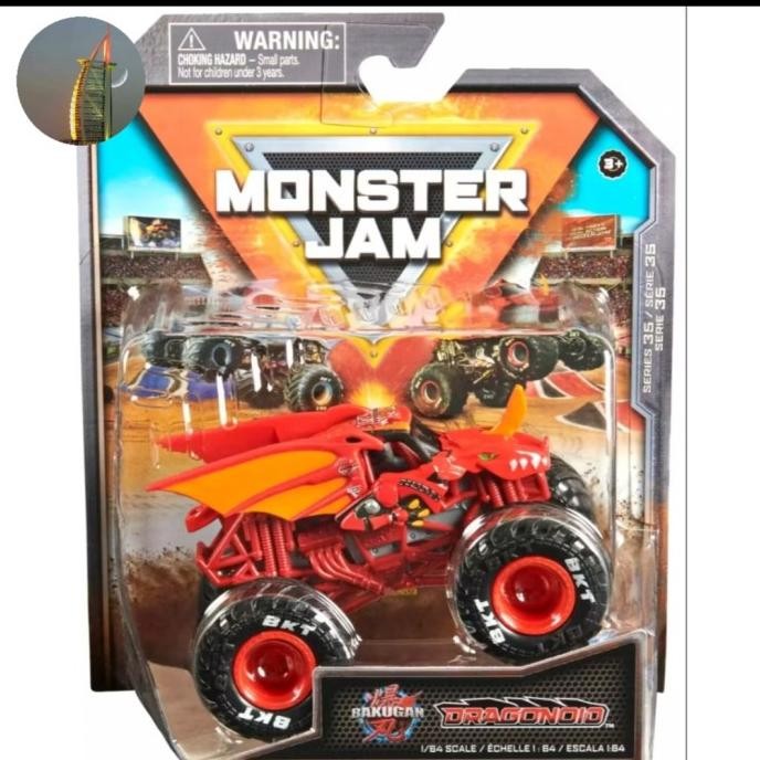 Monster Jam Bakugan Dragonoid trucks spin master spinmaster mix 35