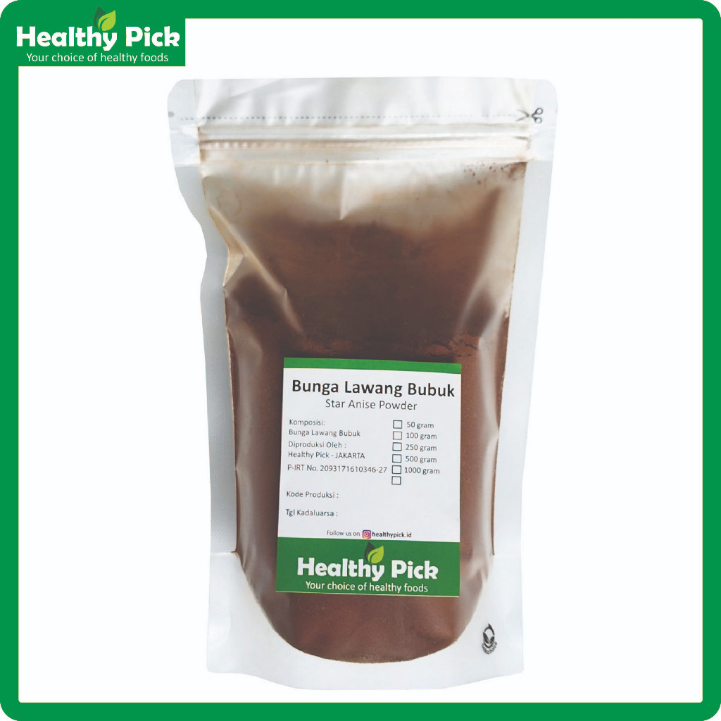 

Ground Star Anise / Pekak Giling /Pekak Bubuk/Bunga Lawang Bubuk 1Kg/1000gr R8E105