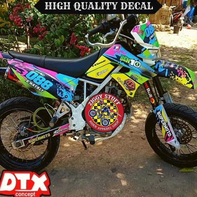 Stiker motor KLX motor trail decal KLX sticker motor KLX KLX150-013
