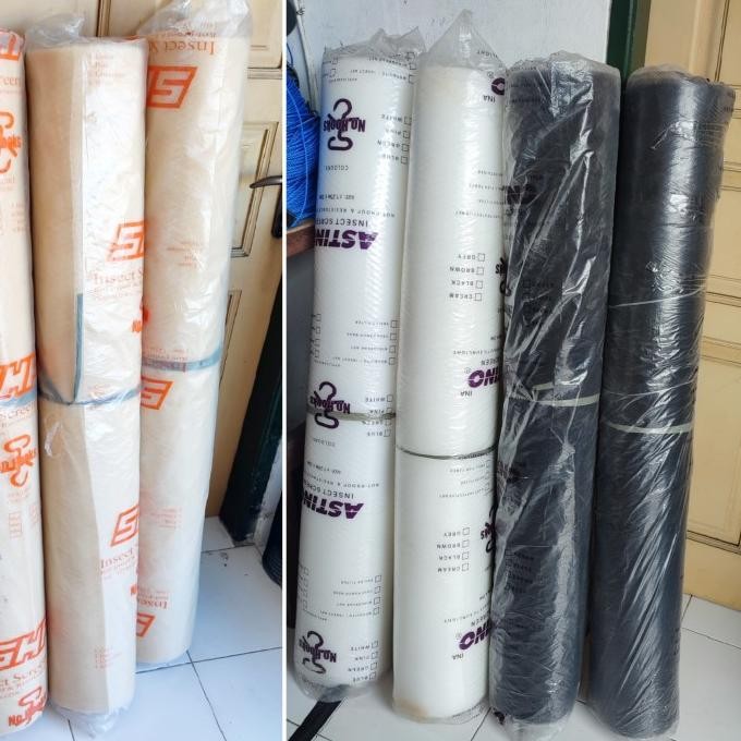 PER ROLL Kawat Kasa Jaring anti Nyamuk Nilon plastik TEBAL Kelambu