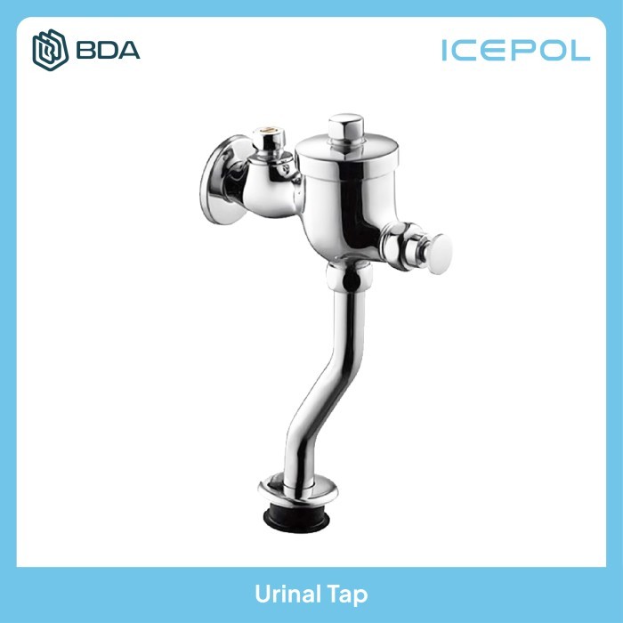 Icepol Push Kran Urinal Push Kran Urinoir Keran Air Urinoir Flush Valve IC 1222