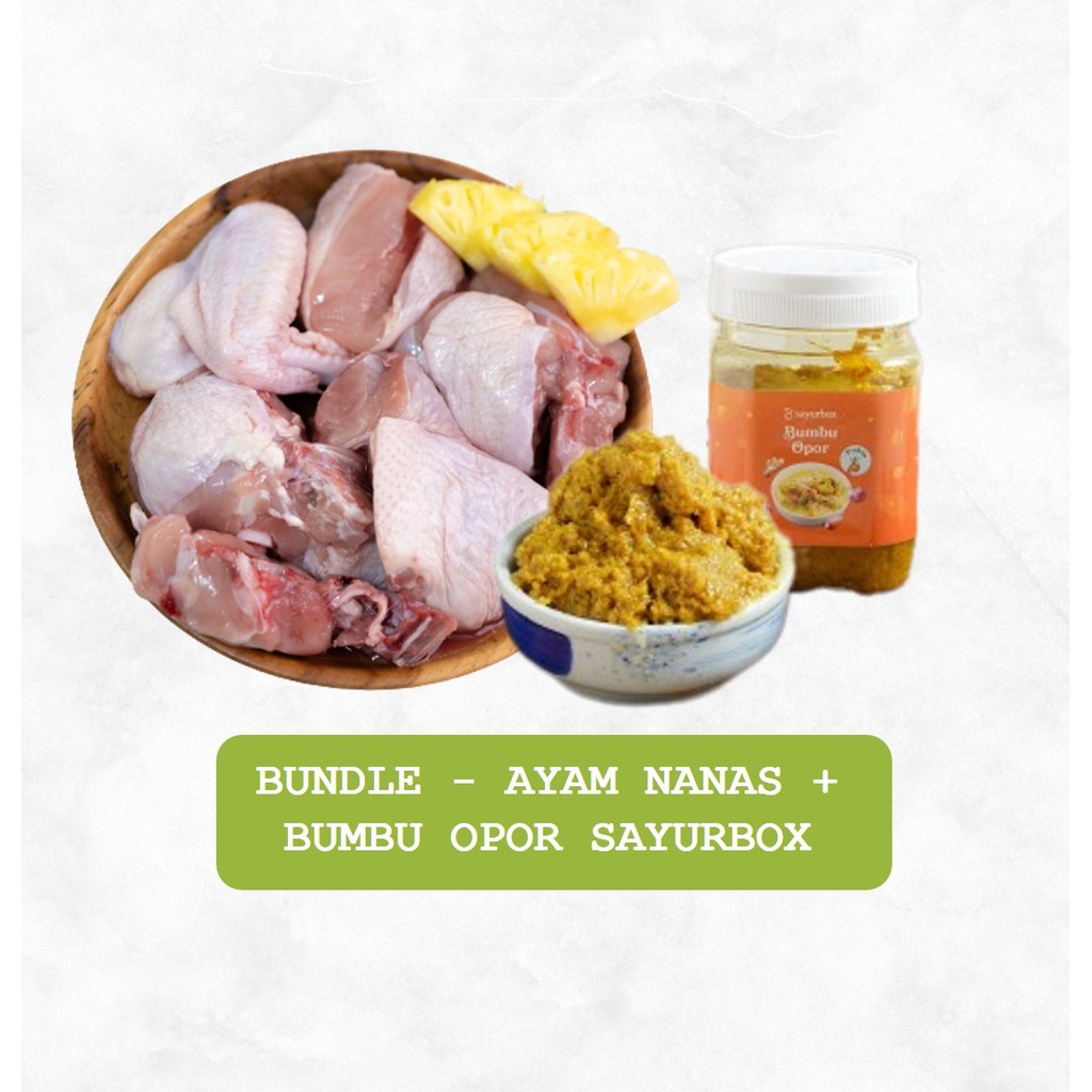 

Bundle - Sreeya Ayam Nanas Potong 8 & Sayurbox Bumbu Opor 1 pack