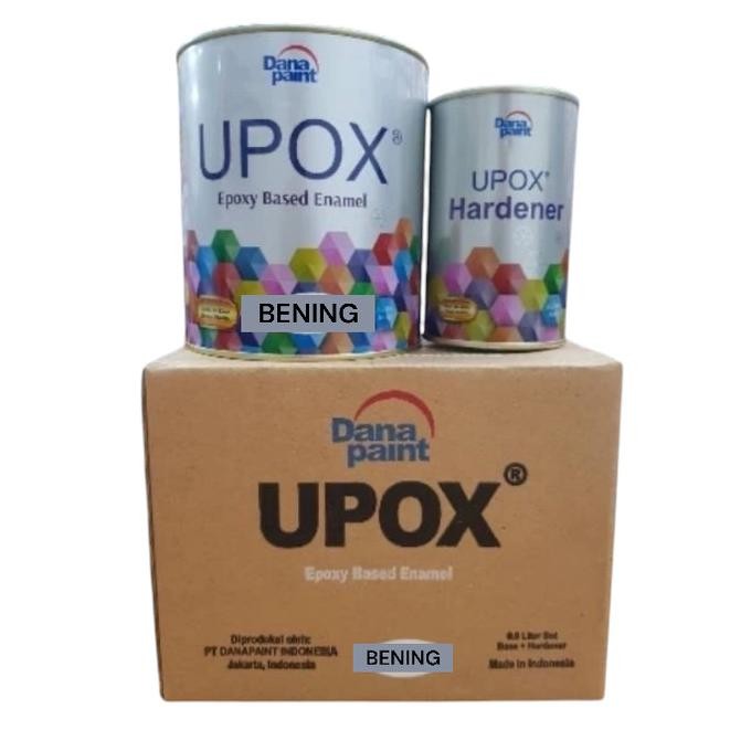 Cat Upox epoxy 2 komponen cat kolam lantai kilap bening clear transparan