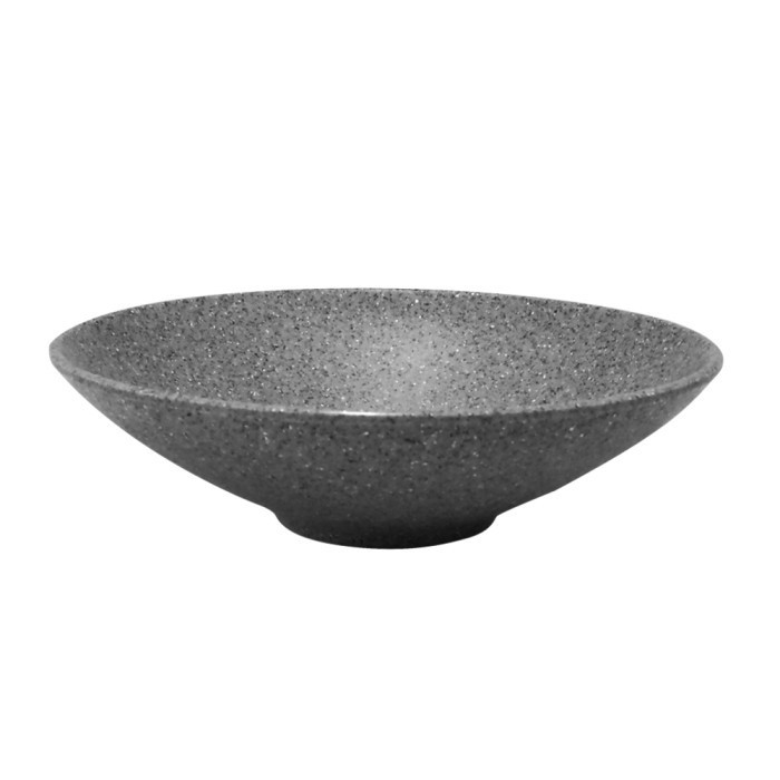 (BISA COD) Mangkok Ceper Melamin Model Batu 6,7 inch W7007A GOLDEN DRAGON Melamine Stone MANGKOK MIE