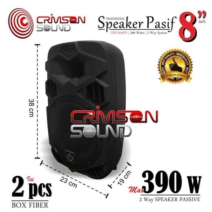 SPEAKER PASIF CRIMSON 8 Inch CRX-859FN Terlaris