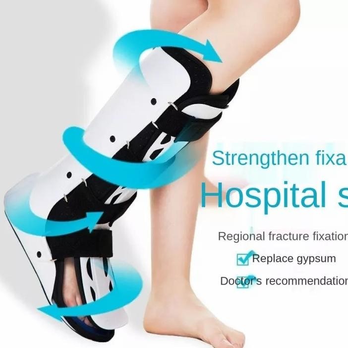 Siap Kirim AFO Sepatu Patah Tulang Kaki Tinggi 23-40 cm Dengan Pelat Pelindung Penyangga Tulang Kaki