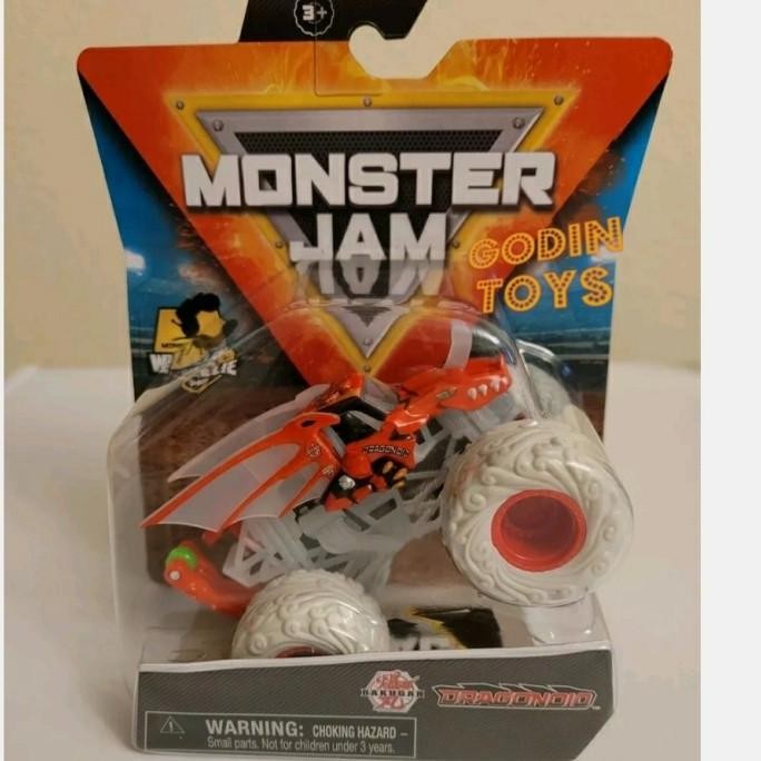 Monster Jam Bakugan Dragonoid wheelie 2021 spin master spinmaster