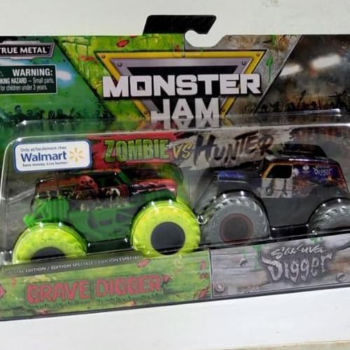Monster Jam Son Uva Digger vs Grave Digger Exclusive Spin master