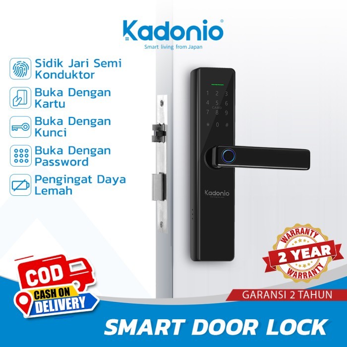 PREMIUM KADONIO SMART DOORLOCK CARD DIGITAL CODE SECURITY ELECTRONIC DOOR BEST ORIGINAL