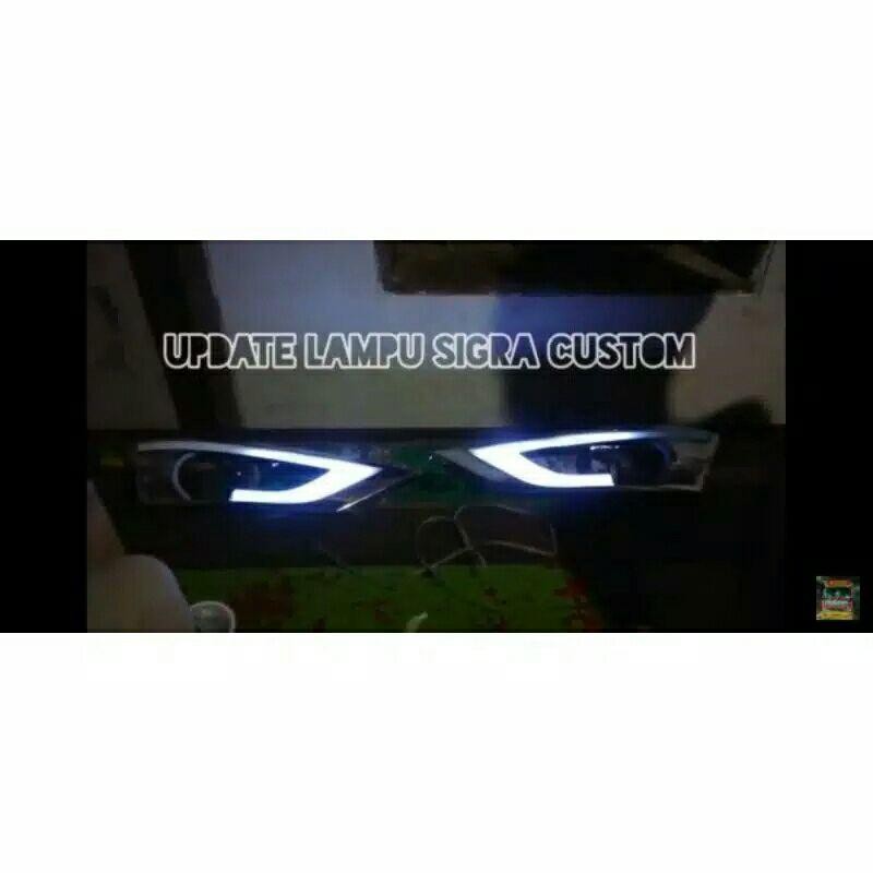 Lampu Garnish Sigra Custom Setting Remote