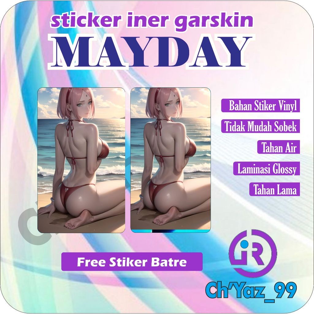 

*PromoTerjangkau* Mayday Iner Y Garskin Wrap Stiker Premium / X Casing Case COD