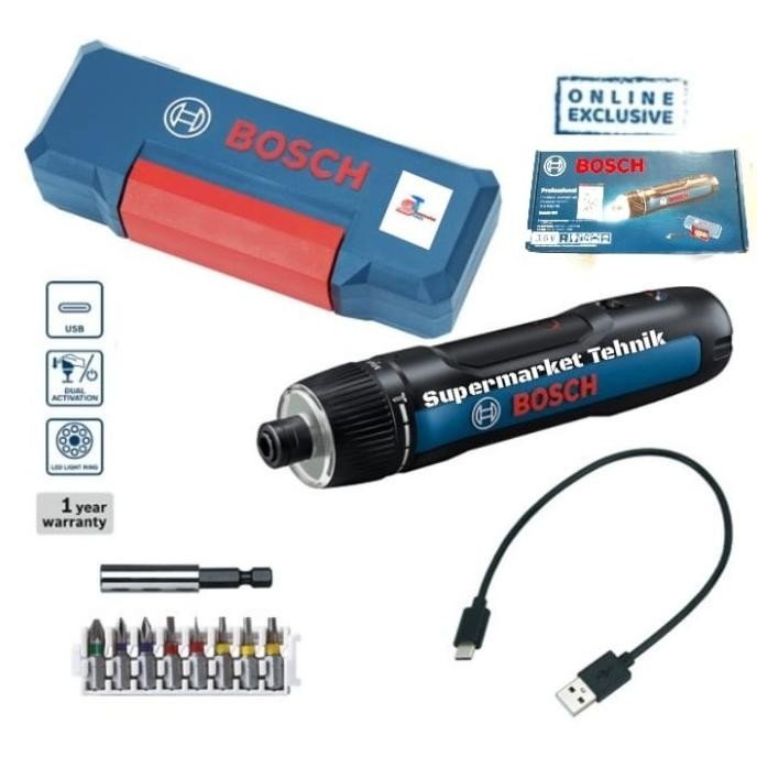 Grosir Screwdriver Cordless 3,6 V Gen 3 Bosch Go / Obeng Baterai Bosch Go