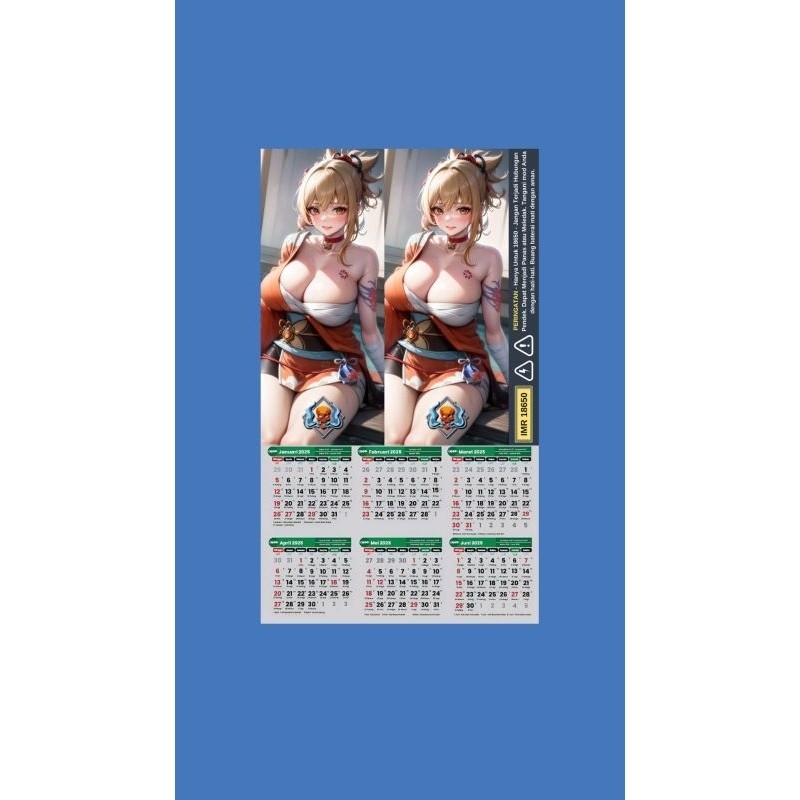 

*PromoTerjangkau* Ambitionstore Kalender Stiker Wrap Baterai 18650 Odb Random V9 Series Pelindung Dan Penghias Untuk Segala Merek 3 Garskin Wrap Stiker Premium / X Casing Case COD