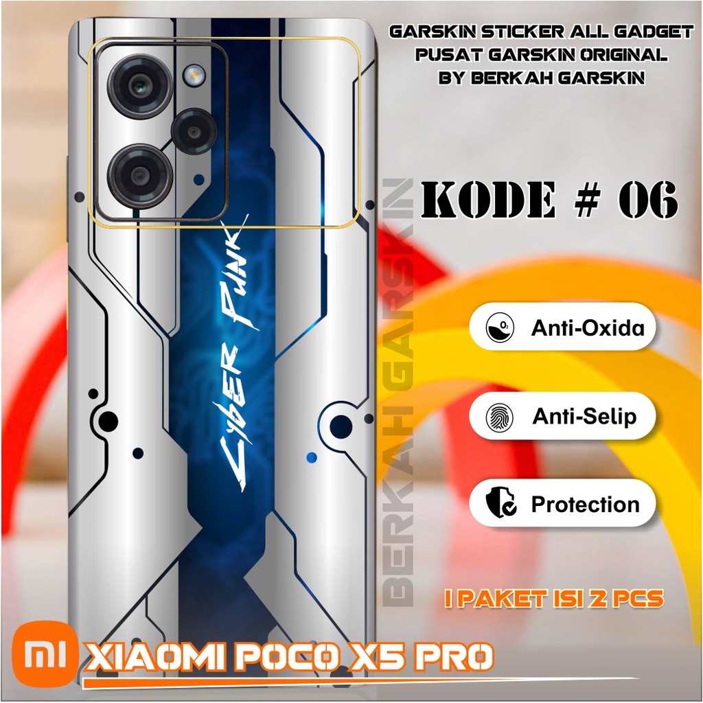 

*PromoTerjangkau* Xiaomi Poco X5 Pro Garskin Wrap Stiker Premium / X Casing Case COD