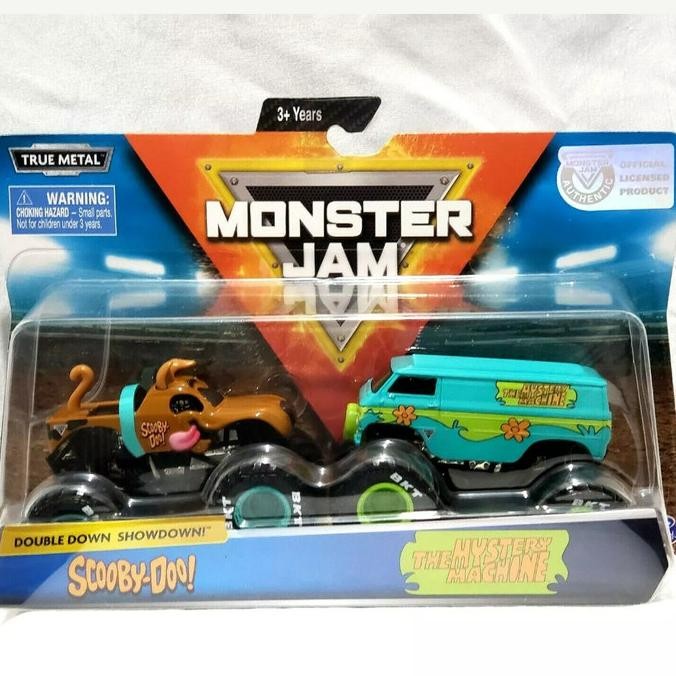 Monster Truck Scooby Doo vs Mystery Machine Trucks spin master truck