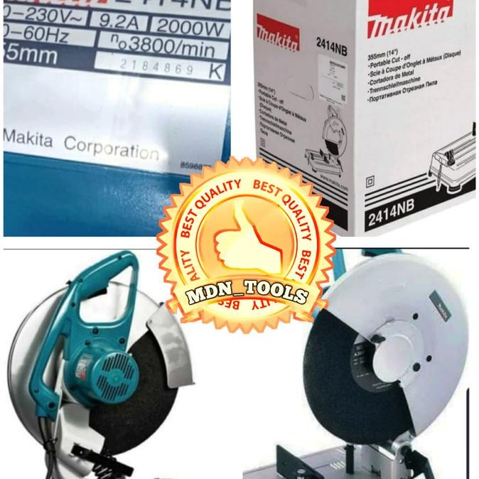 mesin potong besi-mesin cutting MAKITA 14 inch 2414NB