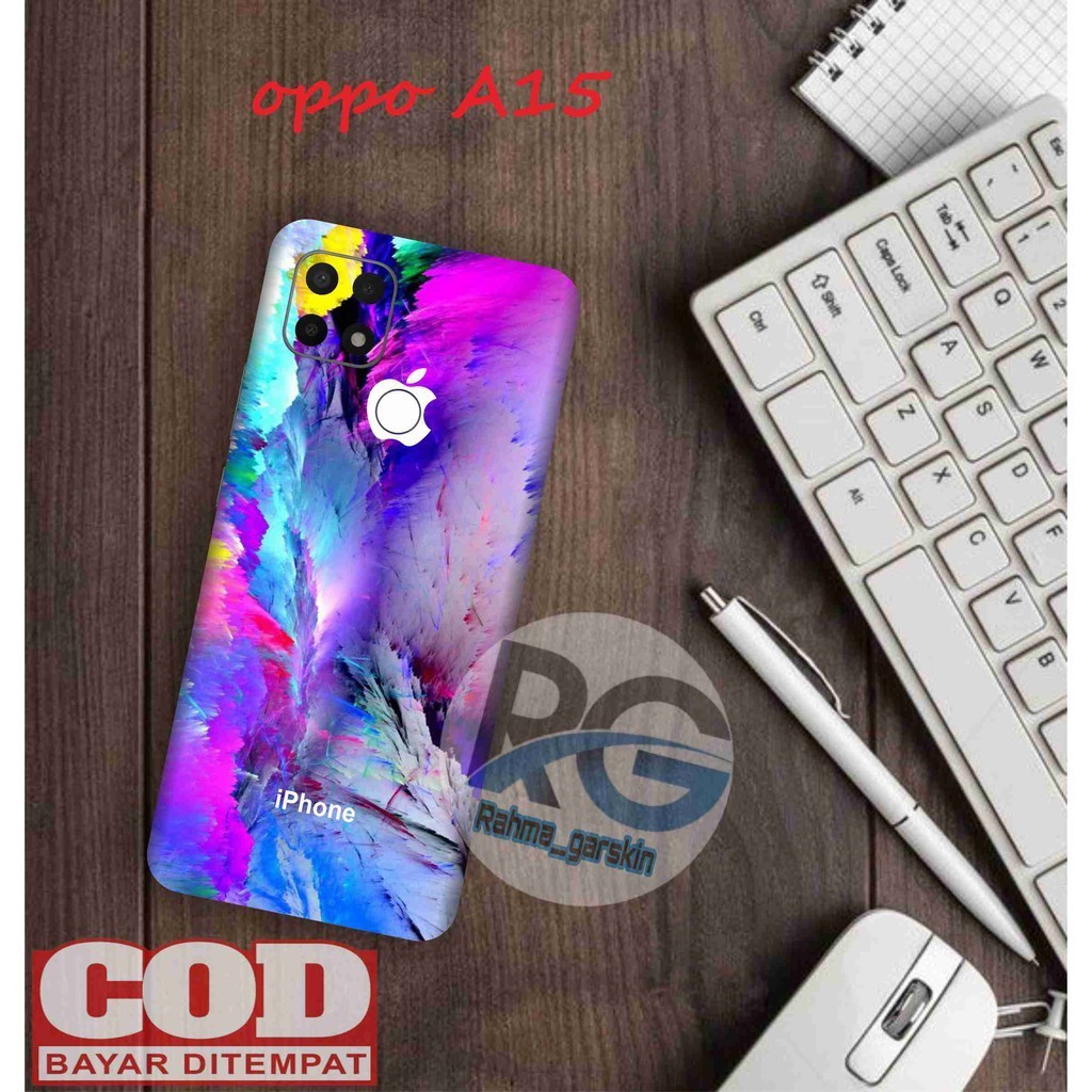 

*PromoTerjangkau* Oppo A15 Garskin Wrap Stiker Premium / X Casing Case COD