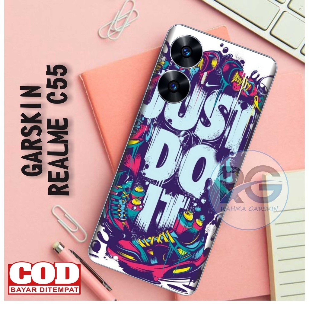 

*PromoTerjangkau* Realme C55 Garskin Wrap Stiker Premium / X Casing Case COD