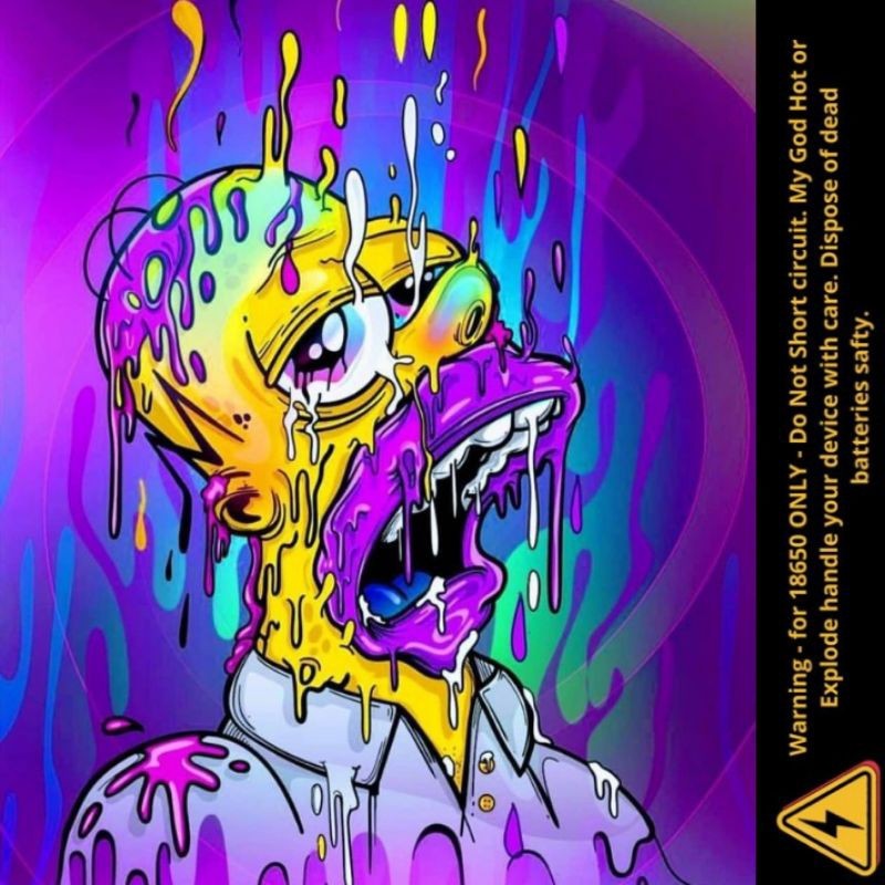 

*PromoTerjangkau* Artistik Untuk Baterai 18650 Garskin Wrap Stiker Premium / X Casing Case COD