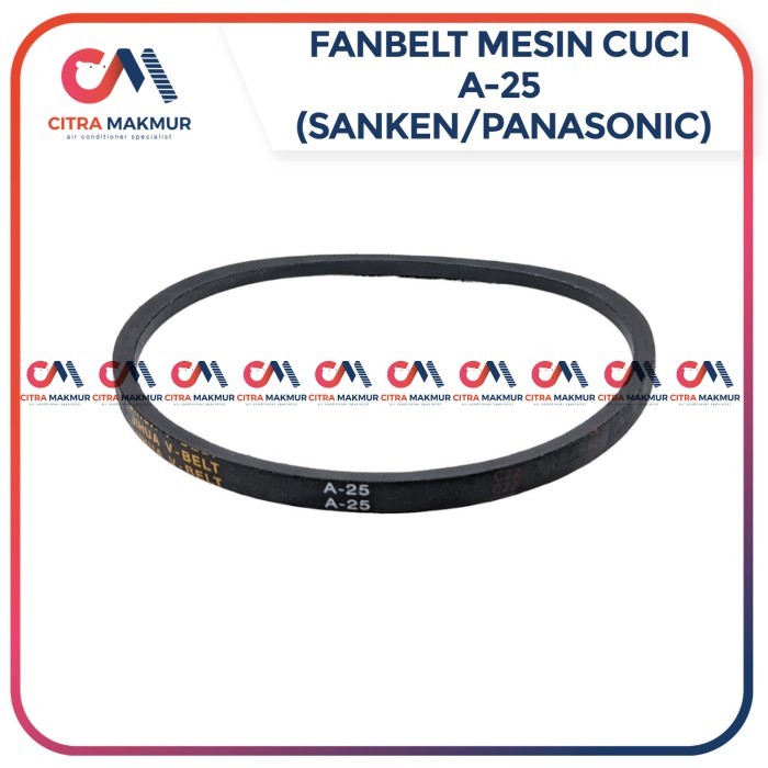 VANBELT A25 MESIN CUCI PANASONIC SANKEN FAN BELT FANBELT A 25 A-620E