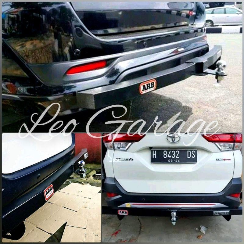 Towing Bar Arb Palang Besi Pelindung Bumper Belakang Panjang Full Tebal Mobil Anti Benturan Avanza 2