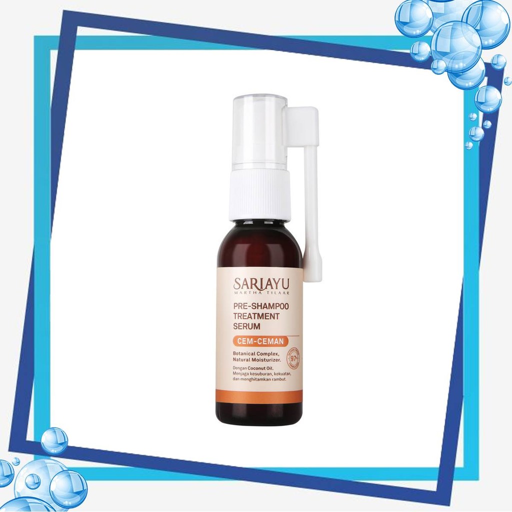 Sariayu Pre Shampoo Treatment serum Cem Ceman 30ml Treatment Rambut Alami BPOM