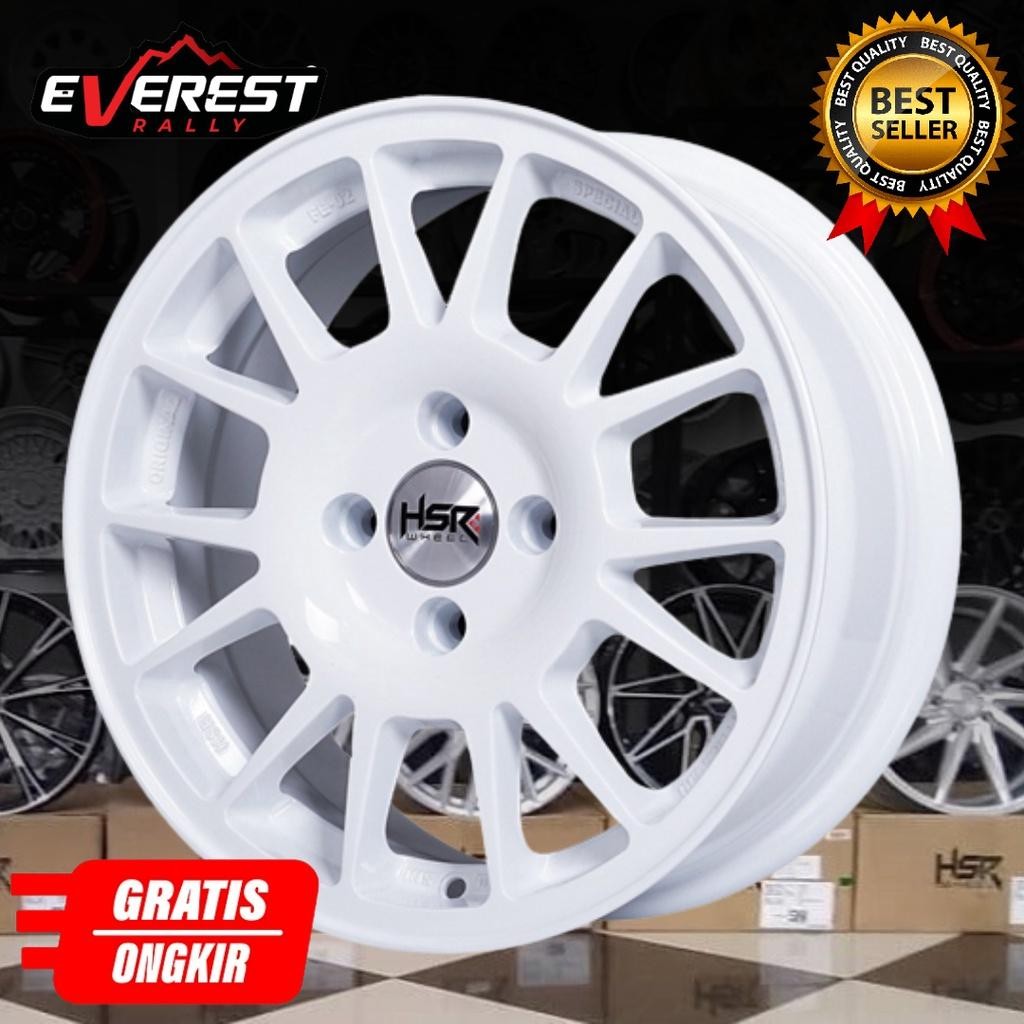 Velg Hsr R16 Fe02 Velg Warna Putih Hsr Wheel Fe02 Hsr Ring 16 Lebar 7 Velg Murah Import Velg Brio Ja