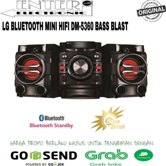 Murah Lg Mini Hifi Dm5360 - Speaker Bluetooth Mini Hi Fi Bass Blast Dm 5360