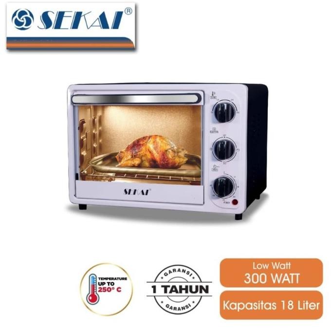 SEKAI OVEN LISTIK OV 180 ELECTRIK OVEN 18 LITER SEKAI OV180