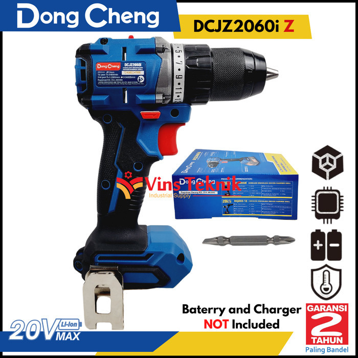 Impact Drill Bor Tembok Brushless Dcjz 2060I Z Dongcheng Dcjz2060I Z