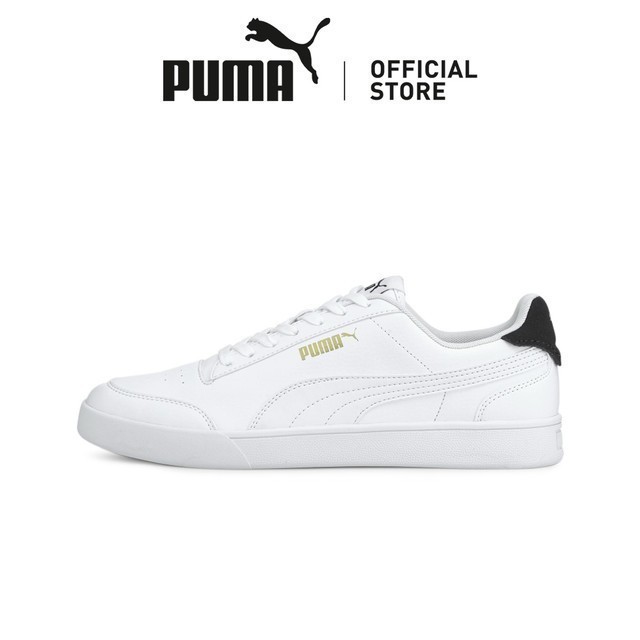 PUMA PUMA Shuffle Trainers White- White- Team Gold-Peacoat