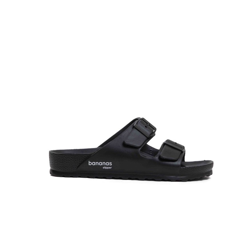 Bananas Slipper Sandal Burro Black