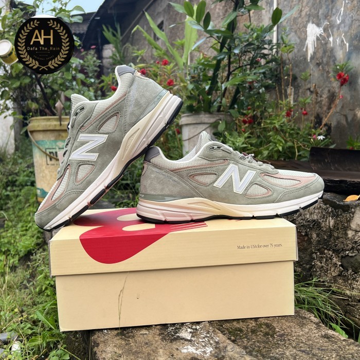 New Balance 990v4 MiUSA Olive Incense 1jt% Original BNIB "New" RESMI