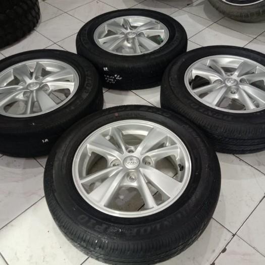 Velg Mobil Second Standard Oem Toyota Avanza Veloz Ring 15 Pcd 4X114,3 Ban Dunlop 185/65 R15