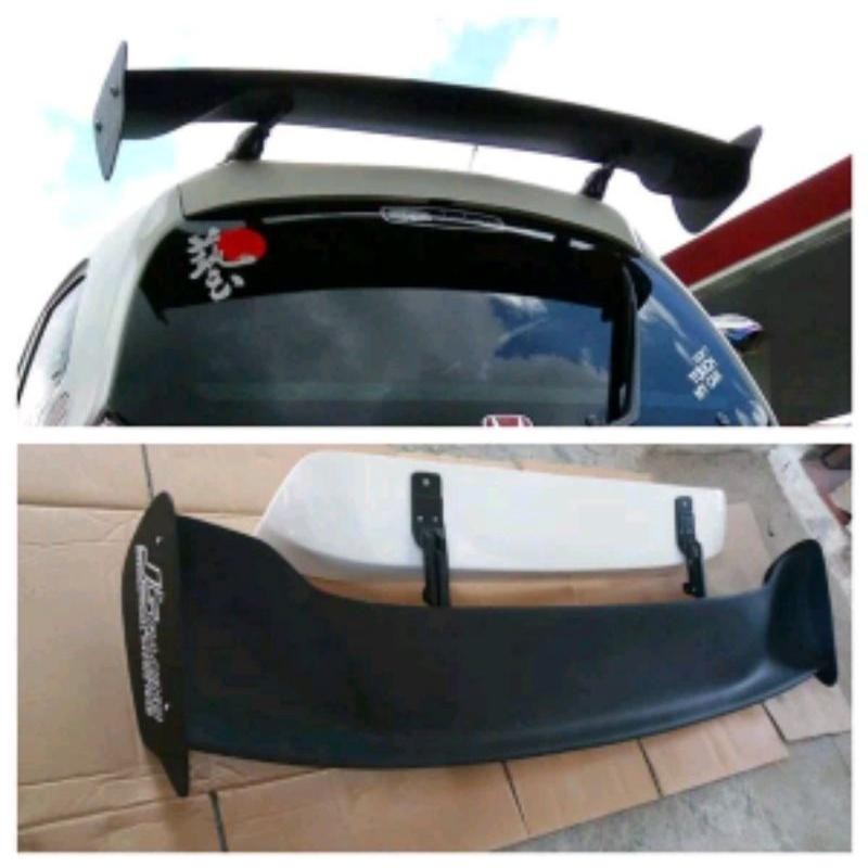 Spoiler Gt Wing Js Racing Honda Brio Old Bahan Duraflex Made In Grt Indonesia