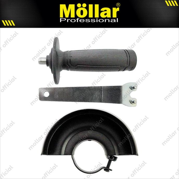 MOLLAR CAG20550 Mesin Gerinda Tangan Baterai 20V Cordless Grinder 4"