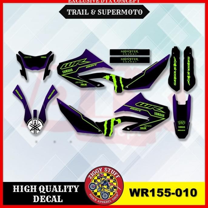 Stiker motor WR 155 motor trail decal sticker motor WR 155 WR155-010
