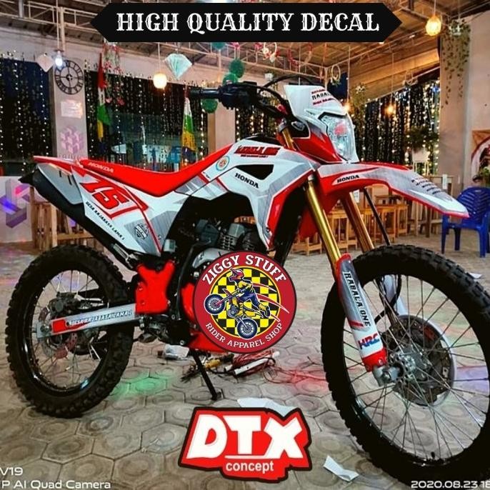 Stiker motor crf motor trail decal crf 150 l sticker motor CRF150-083