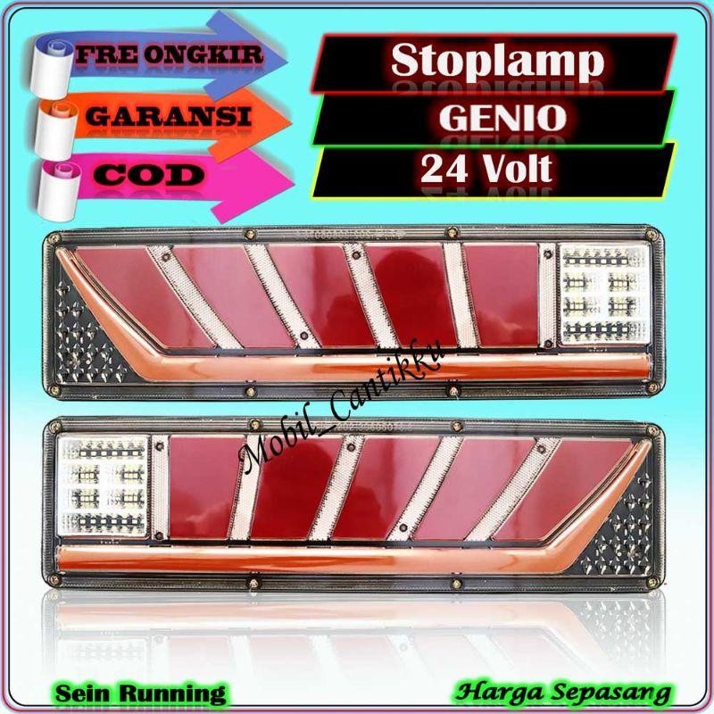 Lampu Variasi Stop Lamp Stoplamp Rem Led Belakang Model New C Mobil Truk Truck Engkel Canter Fuso Tr