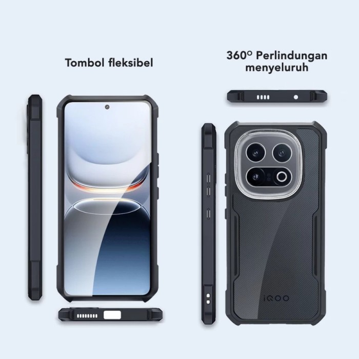 

SALE TERLARIS XUNDD ORIGINAL CASE IQOO 13 BEETLE SERIES FUZE HYBRID ANTI CRACK CASING READYY