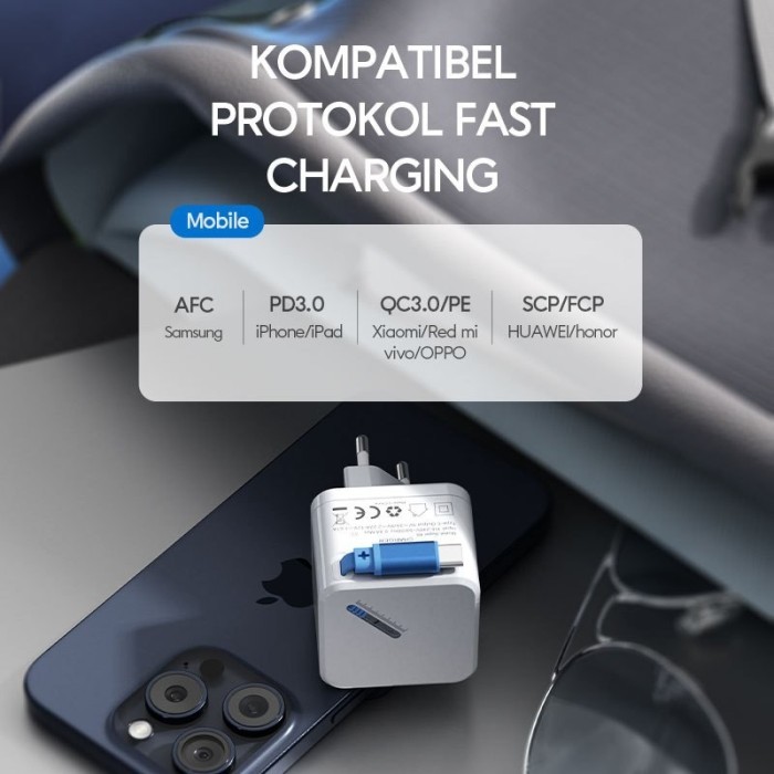 

SALE TERLARIS VIVAN MINI CHARGER SUPER 4S INTEGRATED CABLE TYPE C 70CM FAST CHARGING 20W 3A PD QC