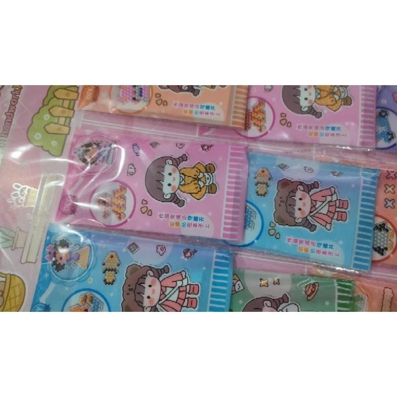 

TERLARIS Grosir Stiker Diamond Labubu DLL Per Lembar yui-7
