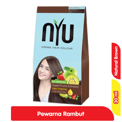 NYU Pewarna Rambut Natural Brown 30 ml