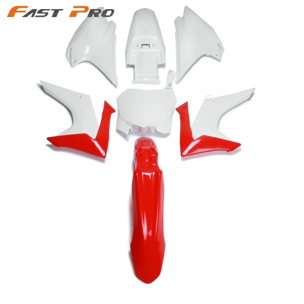Motorcycle Body Fairing Cover Set Front Rear Fender Number Plate Side Cover Plastics For Honda Crf23