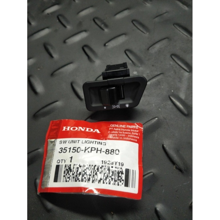 SWITCH UNIT LIGHTING (SAKELAR LAMPU DEPAN) 35150KPH880