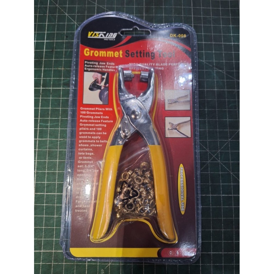 

Tang Plong Mata Ayam Eyelet Pembolong Sabuk / Gesper Itik VISKING DK-008