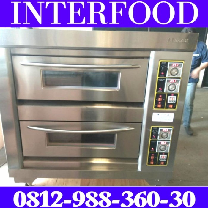 TERBARU Oven Gas 2 Deck 4 Tray primax