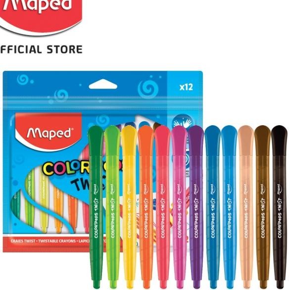 

Maped Twitable Rayon Crayon Et 12 Zip Bag